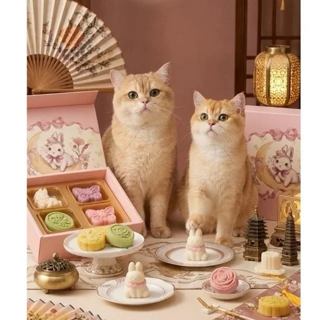 Niya Moon Cake ขนมไหว้พระจันทร์สำหรับน้องแมว