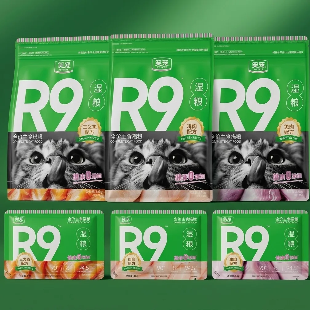 +-+ แบ่งขาย +-+ JOY PETS R9 อาหารเปียกคอมพลีท