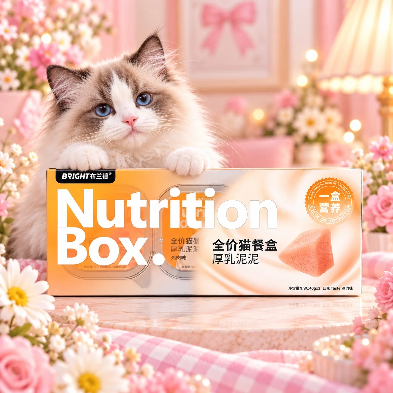 ‼️แนะนำ ‼️BRIGHT รุ่น Nutrition Box รสเนื้อไก่